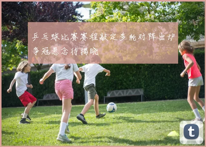 乒乓球比赛赛程敲定多轮对阵出炉争冠悬念待揭晓